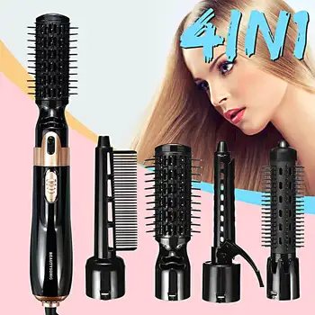 4 In1 Electric Air Hair Dryer Curler Straightener Brush Comb Styling Tool Multifunction Electric Blow Dryer Hair Brush Roller
4 In1 Electric Air Hair Dryer Curler Straightener Brush Comb Styling Tool Multifunction Electric Blow Dryer Hair Brush Roller