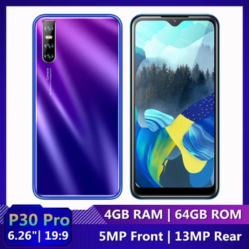 Original Mobile Phones P30 PRO 4G RAM 64G ROM 6.26" 19:9 Android Celulares 13MP Face Recognition Unlocked Smartphones
Original Mobile Phones P30 PRO 4G RAM 64G ROM 6.26" 19:9 Android Celulares 13MP Face Recognition Unlocked Smartphones