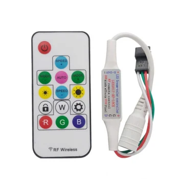 RGB Led Strip Light Controller With RF Remote Control For WS2811 WS2812 WS2812B SK6812 Led Strips DC5-24V
RGB Led Strip Light Controller With RF Remote Control For WS2811 WS2812 WS2812B SK6812 Led Strips DC5-24V