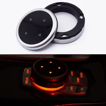 Auto Multimedia Button Cover Trim Knob Sticker For BMW 1 2 3 4 5 Series X1 X3 X5 X6 GT F30 E90 E92 E60 E61 iDrive Accessories
Auto Multimedia Button Cover Trim Knob Sticker For BMW 1 2 3 4 5 Series X1 X3 X5 X6 GT F30 E90 E92 E60 E61 iDrive Accessories