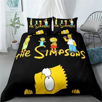 3D The Simpsons Movie Pattern Duvet Cover with Pillowcase Bedding Set Single Double Twin Full Queen King Size for Bedroom Decors
3D The Simpsons Movie Pattern Duvet Cover with Pillowcase Bedding Set Single Double Twin Full Queen King Size for Bedroom Decors