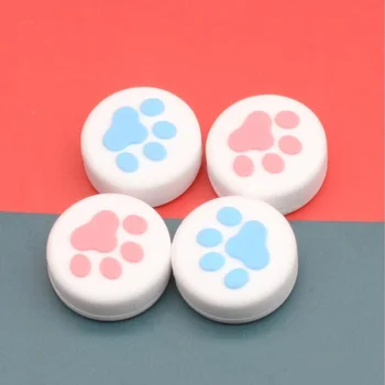 

4pcs Cute Dog Paw Claw Thumb Stick Grip Cap Joystick Cover For Nintend Switch Lite NS Joy-Con Controller Gamepad Thumbstick Case