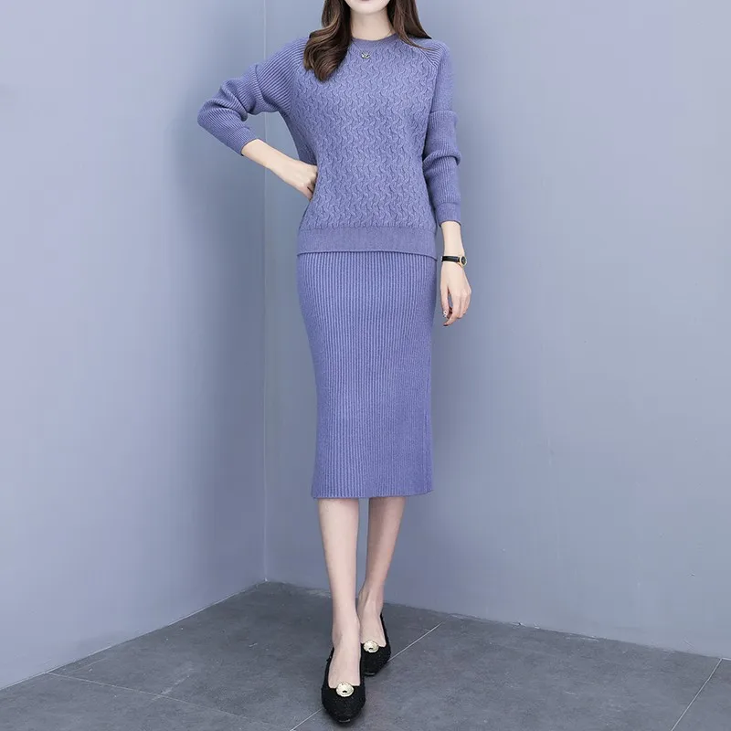 2019 Fall Winter New Women Sexy Knit Suit Sweater Crop Top + Wrap Hip Skinny Skirt Set Female Black Knitwear Tracksuit
2019 Fall Winter New Women Sexy Knit Suit Sweater Crop Top + Wrap Hip Skinny Skirt Set Female Black Knitwear Tracksuit