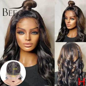 Beeos 180% Highlight Colored Loose Wave Wigs T Part Lace Front Human Hair Wig Pre Plucked Bleached Knots Brazilian Remy Hair
Beeos 180% Highlight Colored Loose Wave Wigs T Part Lace Front Human Hair Wig Pre Plucked Bleached Knots Brazilian Remy Hair