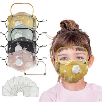 Fashionable Kids Children Washable Reusable Face Mask With Filter And Detachable Eye Shield mascarilla deportiva mondkapje#Z40
Fashionable Kids Children Washable Reusable Face Mask With Filter And Detachable Eye Shield mascarilla deportiva mondkapje#Z40