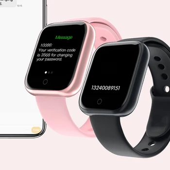I5 Smart Watch Fitness Tracker Heart Rate Monitor Blood Pressure Multiple Sport Mode B57 Men Women Smartwatch Wearable Devices
I5 Smart Watch Fitness Tracker Heart Rate Monitor Blood Pressure Multiple Sport Mode B57 Men Women Smartwatch Wearable Devices