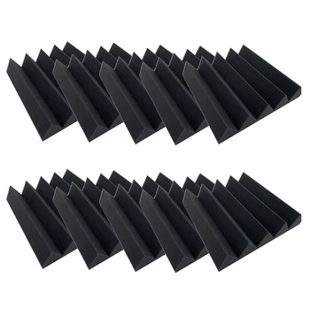 Newest 10 Pcs Wedges Sound Absorbing Studio Foam Tile Panel 25x25x5cm for Music Room
Newest 10 Pcs Wedges Sound Absorbing Studio Foam Tile Panel 25x25x5cm for Music Room