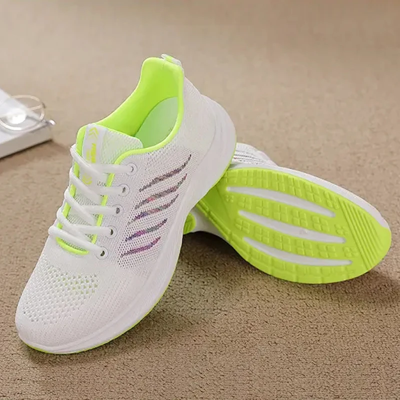 Women's Vulcanize Shoes Youth Mesh Casual Shoes Lace-up Elastic Sneakers Female Energy Solid Color Shoes Walking Summer Non-slip
Women's Vulcanize Shoes Youth Mesh Casual Shoes Lace-up Elastic Sneakers Female Energy Solid Color Shoes Walking Summer Non-slip
