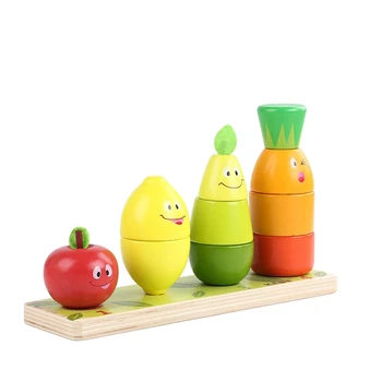 Wooden Fruit Puzzles Toys , Shape Color Sorter Stacking Block Chunky Puzzle for Baby Toddlers Boys Girls
Wooden Fruit Puzzles Toys , Shape Color Sorter Stacking Block Chunky Puzzle for Baby Toddlers Boys Girls