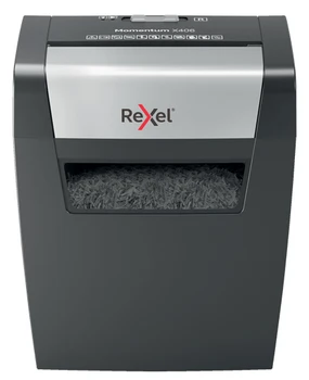 

Rexel Momentum X406 shredder paper cut into particles Blue, Grey