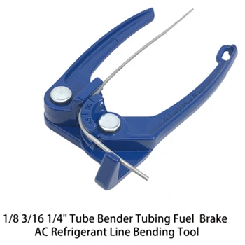 Easy Apply Durable Manual Tool Refrigerant Line Tube Bender Air Conditioner 1/8 3/16 1/4" Practical Auto Fuel Brake Pipe Blue
Easy Apply Durable Manual Tool Refrigerant Line Tube Bender Air Conditioner 1/8 3/16 1/4" Practical Auto Fuel Brake Pipe Blue