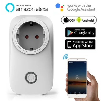 Smart Home EU EU-E/EU-F/UK/AU/US 220V 10A 16A Smart Plug Wifi Power Socket Timer Outlet Remote Alexa Google Home IFTTT
Smart Home EU EU-E/EU-F/UK/AU/US 220V 10A 16A Smart Plug Wifi Power Socket Timer Outlet Remote Alexa Google Home IFTTT