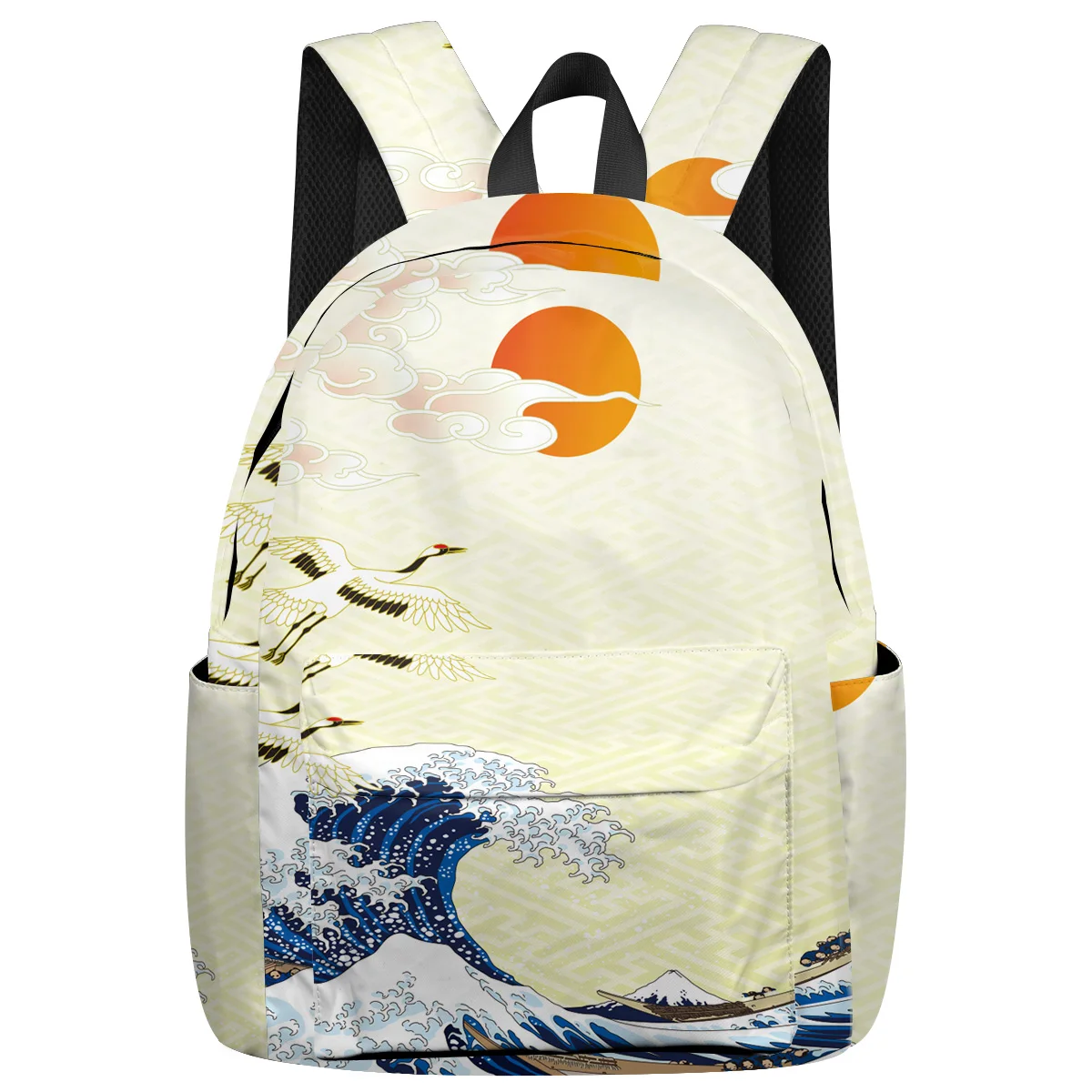 WHEREISART Crane Wave Sun White Clouds Backpacks Senior High School Student Internal Frame Backpacks Laptop Backpacks Business
WHEREISART Crane Wave Sun White Clouds Backpacks Senior High School Student Internal Frame Backpacks Laptop Backpacks Business
