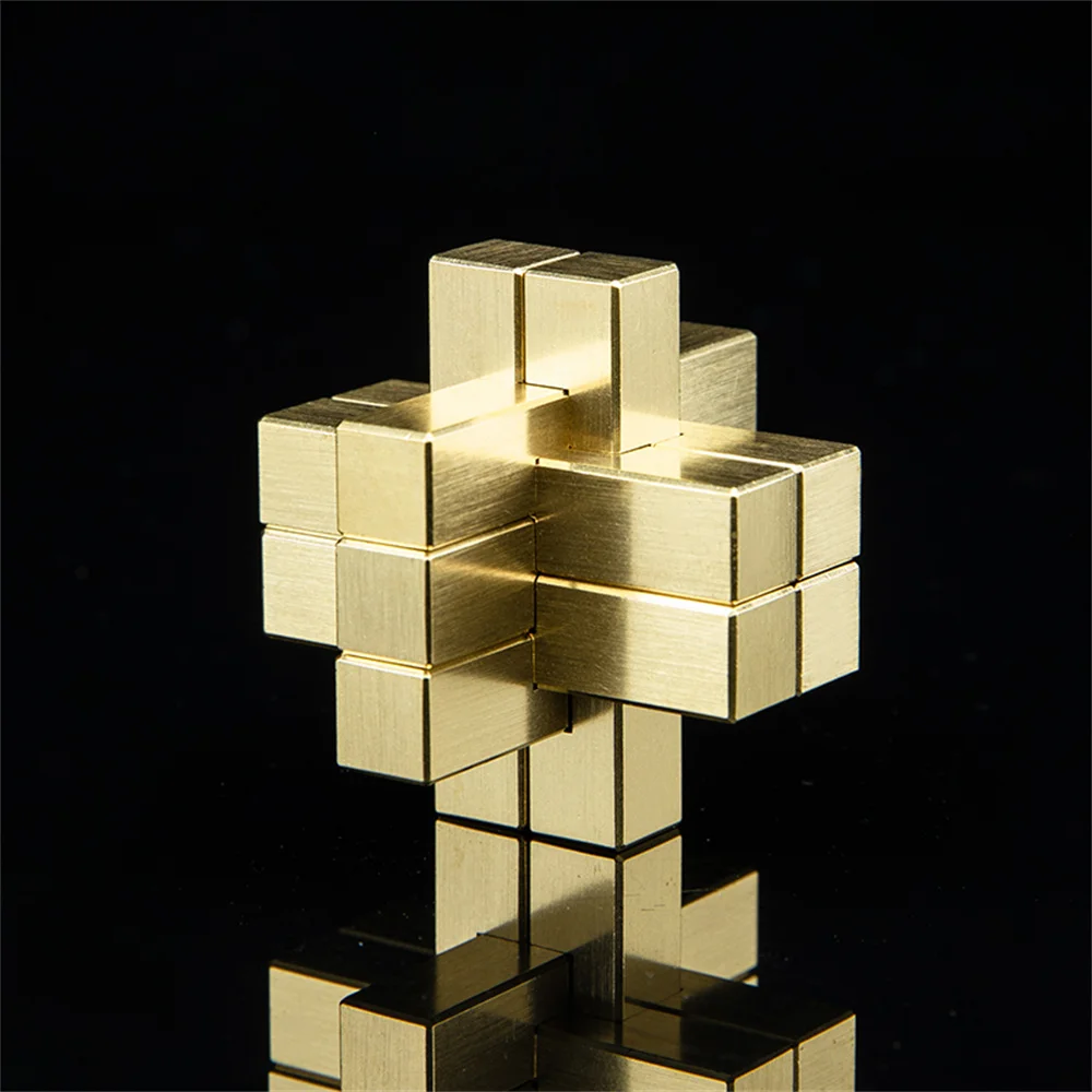 Brass Nine Root Cross Kong Ming Lock Lu Ban Lock Adult Relieve Stress Unlock Intellect Toys Students Develop Brain Toy Gifts
Brass Nine Root Cross Kong Ming Lock Lu Ban Lock Adult Relieve Stress Unlock Intellect Toys Students Develop Brain Toy Gifts