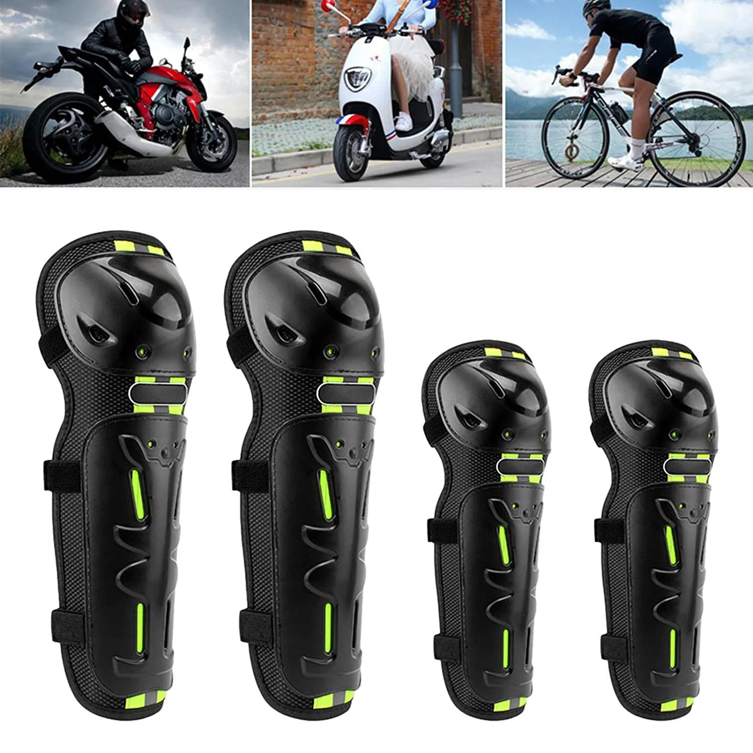 4PCS Motorcycle Knee Pads Elbow Brace Protective Pad Off-Road ATV Motocross Bicyccle Racing Cycling Protector Guard Kneepad
4PCS Motorcycle Knee Pads Elbow Brace Protective Pad Off-Road ATV Motocross Bicyccle Racing Cycling Protector Guard Kneepad