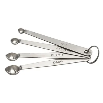4pcs Heart Shape Measuring Spoons Stainless Steel Head Cooking Spice Spoons Baking Measuring Tools Cooking Set CM
4pcs Heart Shape Measuring Spoons Stainless Steel Head Cooking Spice Spoons Baking Measuring Tools Cooking Set CM