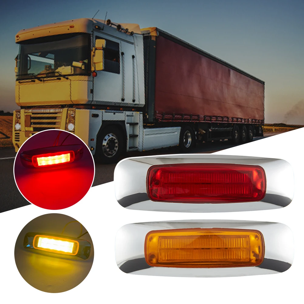 12/24V 8 LED Red+White+Yellow Truck Trailer Pickup Side Marker Indicators Light Truck Lorries Bus Clearance Side Marker
12/24V 8 LED Red+White+Yellow Truck Trailer Pickup Side Marker Indicators Light Truck Lorries Bus Clearance Side Marker