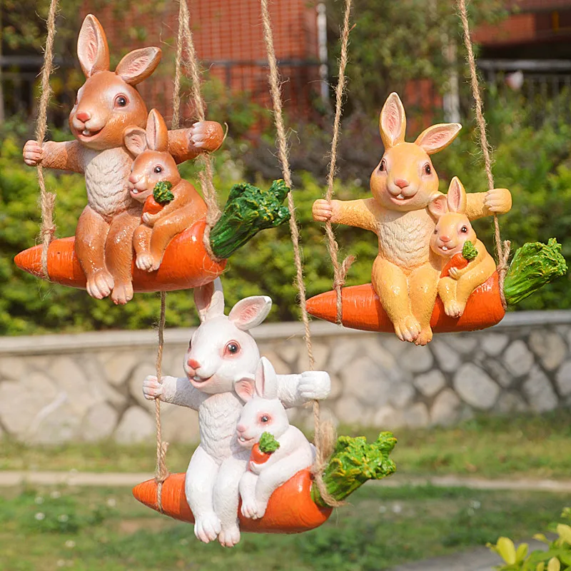 Outdoor Swinging Rabbit Monkey Resin Squirrel Ornaments Garden Park Hanging Accessories Crafts House yard Tree Figurines Crafts
Outdoor Swinging Rabbit Monkey Resin Squirrel Ornaments Garden Park Hanging Accessories Crafts House yard Tree Figurines Crafts