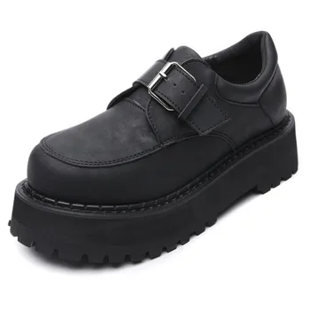 Girls thick bottom leather shoes new leather shoes British wind tight shoes comfortable and cool women 100% leather shoes
Girls thick bottom leather shoes new leather shoes British wind tight shoes comfortable and cool women 100% leather shoes