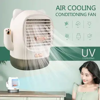 USB Mini Portable Lucky Cat Air Conditioner Humidifier Purifier UV Atmosphere Night Light Desktop Air Cooler Fan For Office Home
USB Mini Portable Lucky Cat Air Conditioner Humidifier Purifier UV Atmosphere Night Light Desktop Air Cooler Fan For Office Home