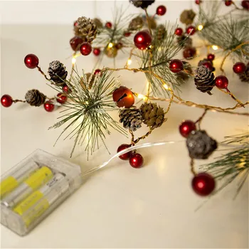 Christmas Decorations for Home 2m Pine Cone Fairy Light Christmas Tree Decorations Garland Ornaments New Year 2021 Navidad Natal
Christmas Decorations for Home 2m Pine Cone Fairy Light Christmas Tree Decorations Garland Ornaments New Year 2021 Navidad Natal
