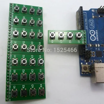 TB371*8 8pcs Push Button Switch 4 Keyboard Module key Board Button for DUE Breadboard Leonardo ZERO Tre Micro banana pi Zigbee
TB371*8 8pcs Push Button Switch 4 Keyboard Module key Board Button for DUE Breadboard Leonardo ZERO Tre Micro banana pi Zigbee