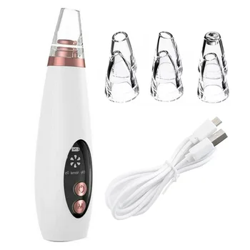 

Comedone Pore Cleaner Blackhead Remover Pimples Face Nose Machine 3 Modes Vacuum Suction Electric Exfoliating Acne Extractor