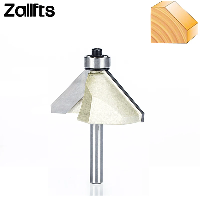 Tideway 1/4" Shank Chamfer Cutter Router Bits for wood Horse Nose Bit 45 Deg CNC Woodworking Tools two Flute endmil
Tideway 1/4" Shank Chamfer Cutter Router Bits for wood Horse Nose Bit 45 Deg CNC Woodworking Tools two Flute endmil