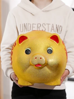 Pig Coin Bank Ceramic Gold Pig Advisable Children Adults Household Savings Bank Money Box Spaarvarken Piggy Store ED50MB
Pig Coin Bank Ceramic Gold Pig Advisable Children Adults Household Savings Bank Money Box Spaarvarken Piggy Store ED50MB
