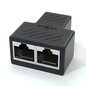RJ45 Network Cable Splitter Network Tee Head One Point Two Adapter Network Extender
RJ45 Network Cable Splitter Network Tee Head One Point Two Adapter Network Extender