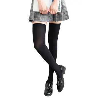 1 Pair Solid Stockings Women Girl Student School Long Socks 120D Thin Velvet Slim Knee Socks Lengthen 70cm Girl Thigh High Socks
1 Pair Solid Stockings Women Girl Student School Long Socks 120D Thin Velvet Slim Knee Socks Lengthen 70cm Girl Thigh High Socks