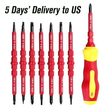 Multifunction 7pcs Electric Insulated Repair Tool Practical Hand Screwdriver Tools Set Household for CR-V MagneticTool Acry Set
Multifunction 7pcs Electric Insulated Repair Tool Practical Hand Screwdriver Tools Set Household for CR-V MagneticTool Acry Set