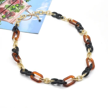 Vintage Acrylic Chain Choker Necklace Statement Long Chain Link Big Pendants Necklaces 2020 Fashion Female Jewelry Gift
Vintage Acrylic Chain Choker Necklace Statement Long Chain Link Big Pendants Necklaces 2020 Fashion Female Jewelry Gift