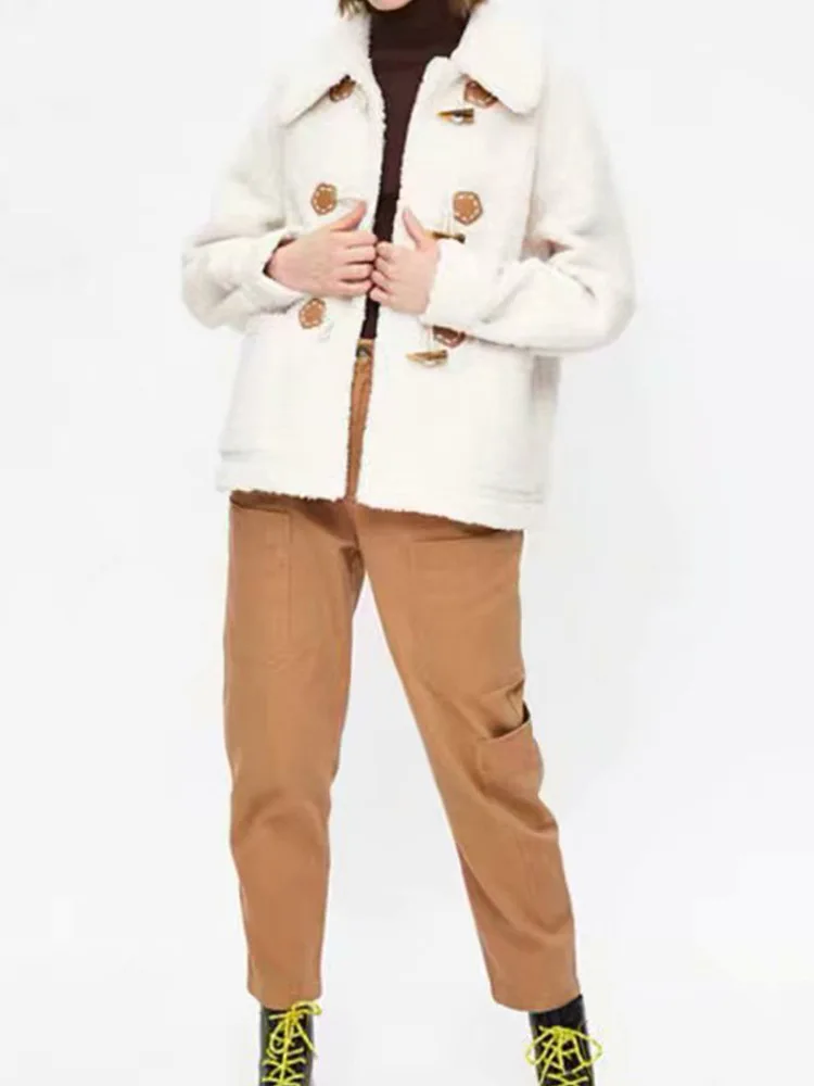 Overplus of Goods Exported to Europe And US Women's 2019 Autumn And Winter New Products Berber Fleece Toggle Loose-Fit Cotton Co
Overplus of Goods Exported to Europe And US Women's 2019 Autumn And Winter New Products Berber Fleece Toggle Loose-Fit Cotton Co