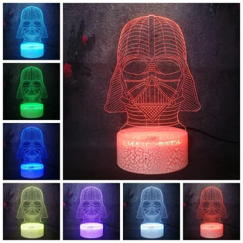 Nordic Modern Bedside Sleeping Light Star Wars: the Force Awakens Darth Vader 3D LED Kid Baby Bedroom Decor Night Lamp Toy Gift
Nordic Modern Bedside Sleeping Light Star Wars: the Force Awakens Darth Vader 3D LED Kid Baby Bedroom Decor Night Lamp Toy Gift