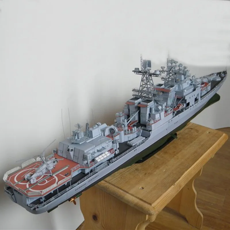 Фото 1:200 подводная лодка Admiral Levchenko корабль DIY 3D бумажная карта модель - купить