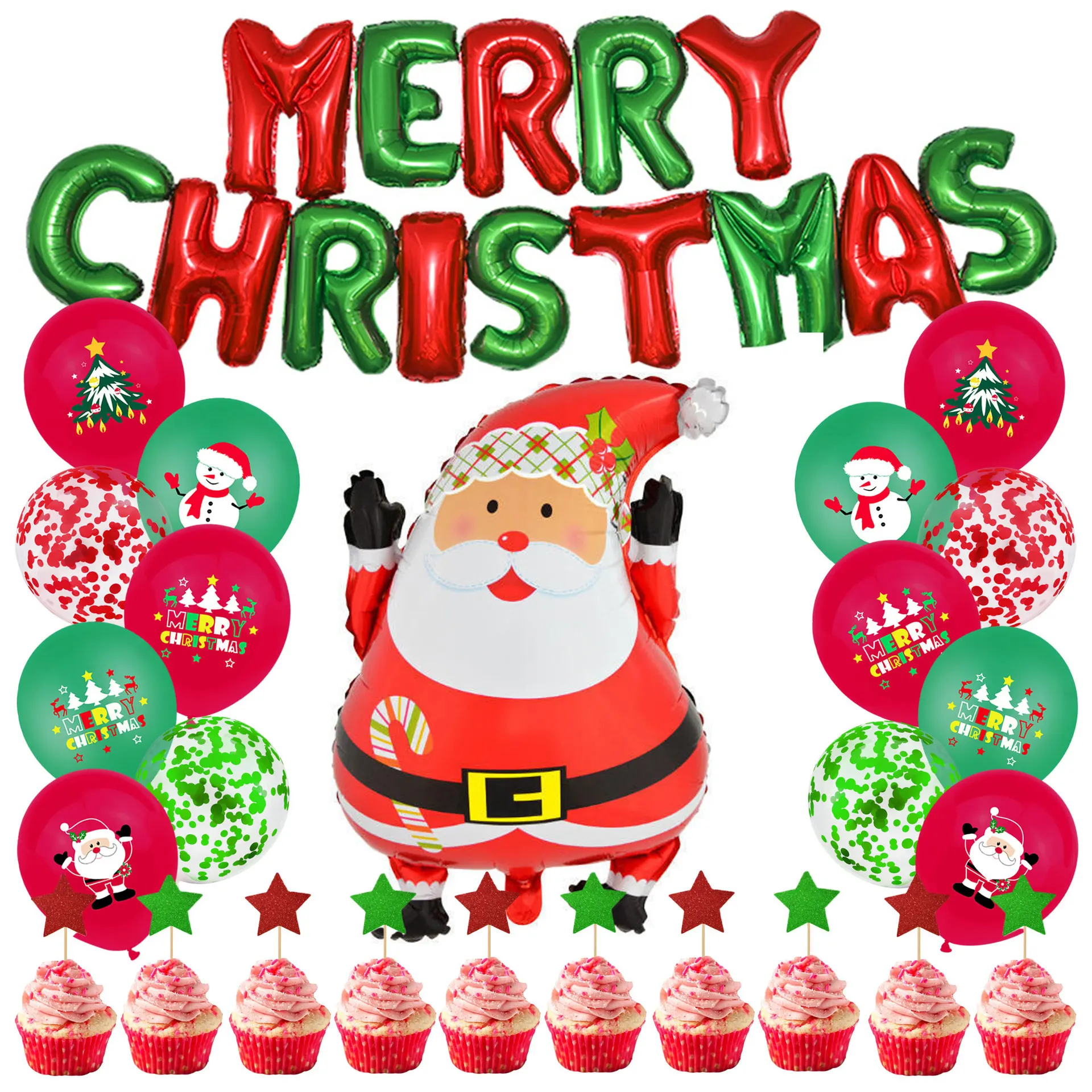 12inch Merry christmas balloon santa claus snowman home garden decoration Happy New Years
12inch Merry christmas balloon santa claus snowman home garden decoration Happy New Years