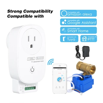 WiFi Control Garden Irrigation System Smart Sprinkler System Controller Outdoor Garden Timer Home Automatic Watering Valve
WiFi Control Garden Irrigation System Smart Sprinkler System Controller Outdoor Garden Timer Home Automatic Watering Valve
