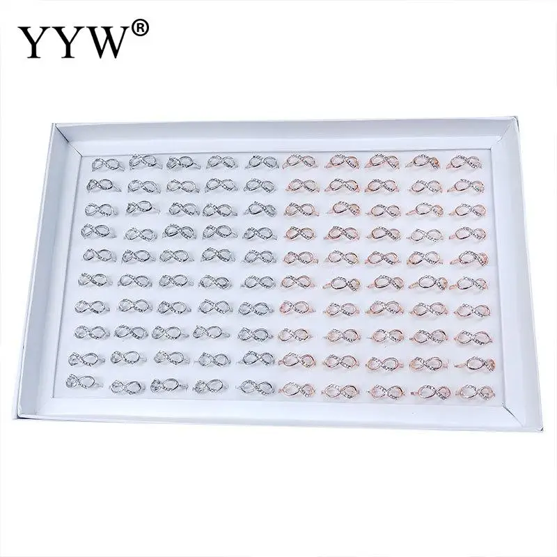 100pcs/Box Wholesale Rings With Rhinestone Zinc Alloy Finger Ring For Woman Men Us Size 6-15 Fashion Jewelry Wedding Party Rings
100pcs/Box Wholesale Rings With Rhinestone Zinc Alloy Finger Ring For Woman Men Us Size 6-15 Fashion Jewelry Wedding Party Rings