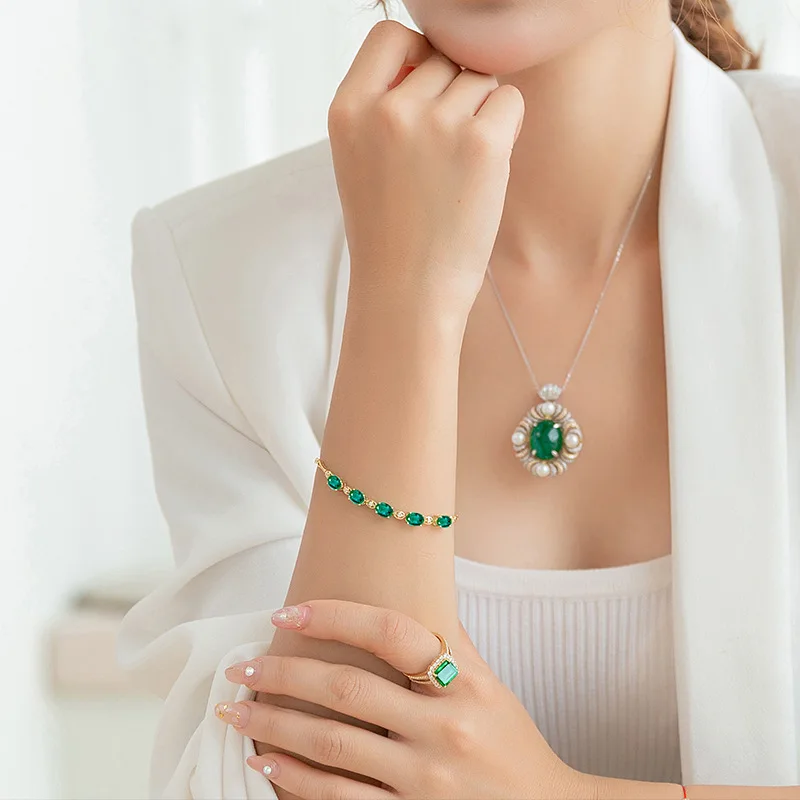 Emerald Tranquility Bracelet