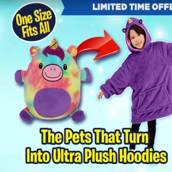 Huggle Pets Hoodie Dinosaur Hooded Sweatshirt Warm Winter Hooded Coats Bathrobe Fleece Pullover For Children For Christmas Gift
Huggle Pets Hoodie Dinosaur Hooded Sweatshirt Warm Winter Hooded Coats Bathrobe Fleece Pullover For Children For Christmas Gift