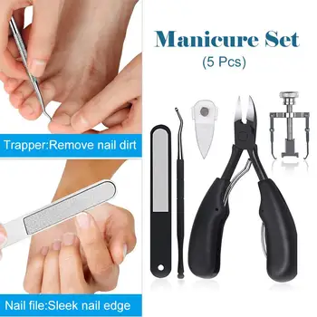 5PCS Toe Nail Clipper Set Stainless Steel Toenails Trimmer Ingrown Toenail Tools Nail Supplies and Manicure Tools
5PCS Toe Nail Clipper Set Stainless Steel Toenails Trimmer Ingrown Toenail Tools Nail Supplies and Manicure Tools