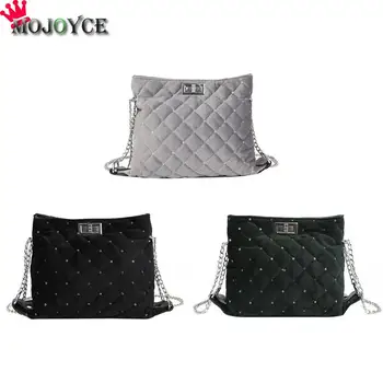 Fashion Women Crossbody Shoulder Bag Gold Velvet Package Rhombic Bucket Bags
Fashion Women Crossbody Shoulder Bag Gold Velvet Package Rhombic Bucket Bags