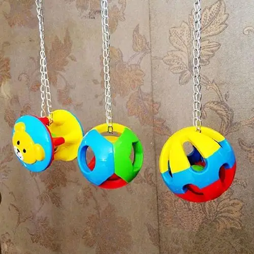 Cute Pet Bird Odorless Plastic Chew Ball Chain Cage Toy for Parrot Cockatiel Parakeet
Cute Pet Bird Odorless Plastic Chew Ball Chain Cage Toy for Parrot Cockatiel Parakeet