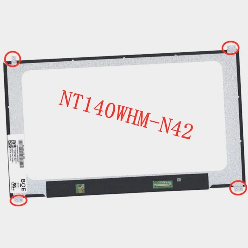 14.0" LAPTOP LCD Screen NT140WHM-N42 display matrix panel 1366*768 eDP 30pins replacement NT140WHM N42
14.0" LAPTOP LCD Screen NT140WHM-N42 display matrix panel 1366*768 eDP 30pins replacement NT140WHM N42