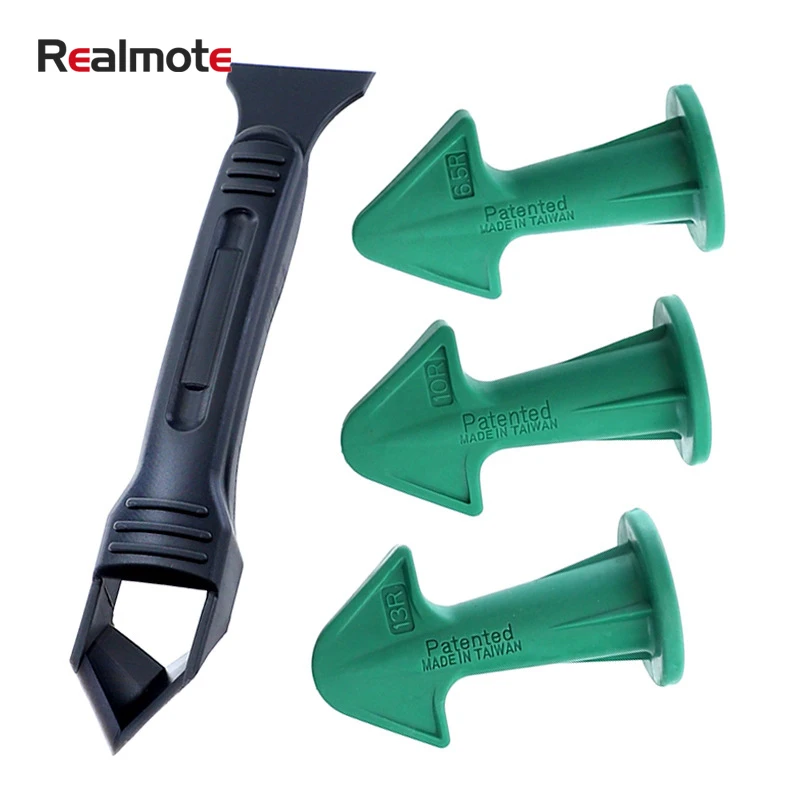 Realmote 4-piece Set Shovel Glue Scraper Glass Gluer Yin Angle Beautiful Seam Tool kit Device Combination
Realmote 4-piece Set Shovel Glue Scraper Glass Gluer Yin Angle Beautiful Seam Tool kit Device Combination