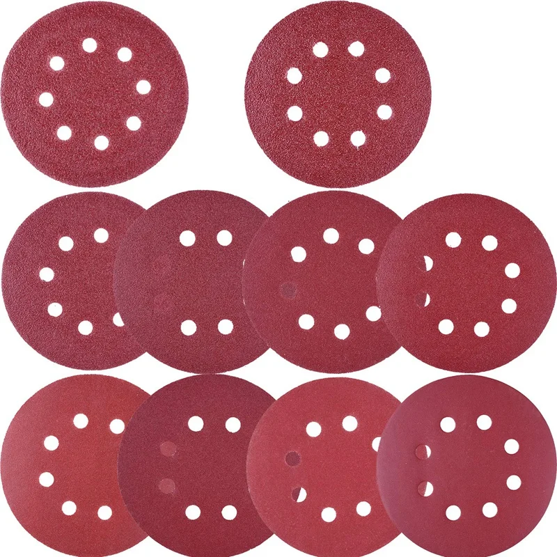 100 Pcs Sanding Discs 5 Inch 8 Holes Hook and Loop 80-3000 Grit Assorted for Ran Orbital Sander
100 Pcs Sanding Discs 5 Inch 8 Holes Hook and Loop 80-3000 Grit Assorted for Ran Orbital Sander