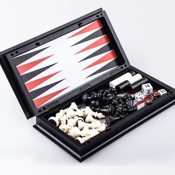 Foldable International Chess Set Magnetic Backgammon Checkers Set Board Game Road Chessmen Collection Portable Board Game
Foldable International Chess Set Magnetic Backgammon Checkers Set Board Game Road Chessmen Collection Portable Board Game