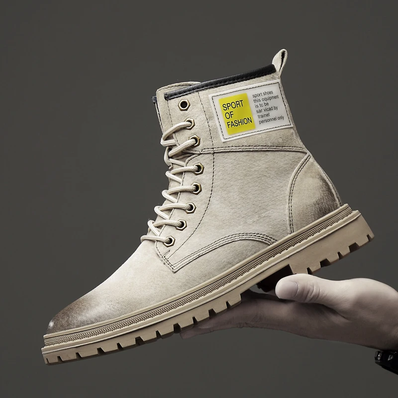 Fashion Ankle Boots Men Locomotive Martin Boots Comfortable Firm Vintage outdoor Winter Shoes with fur snow boots size 38-46 o4 
Fashion Ankle Boots Men Locomotive Martin Boots Comfortable Firm Vintage outdoor Winter Shoes with fur snow boots size 38-46 o4