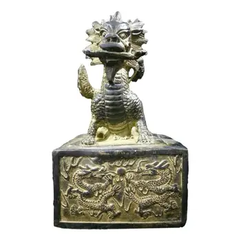 LaoJunLu Tianyou Qin Presents The Seal Of The Regent Wang Qinguo "Dragon Title Ruyi" Imitation antique bronze masterpiece
LaoJunLu Tianyou Qin Presents The Seal Of The Regent Wang Qinguo "Dragon Title Ruyi" Imitation antique bronze masterpiece
